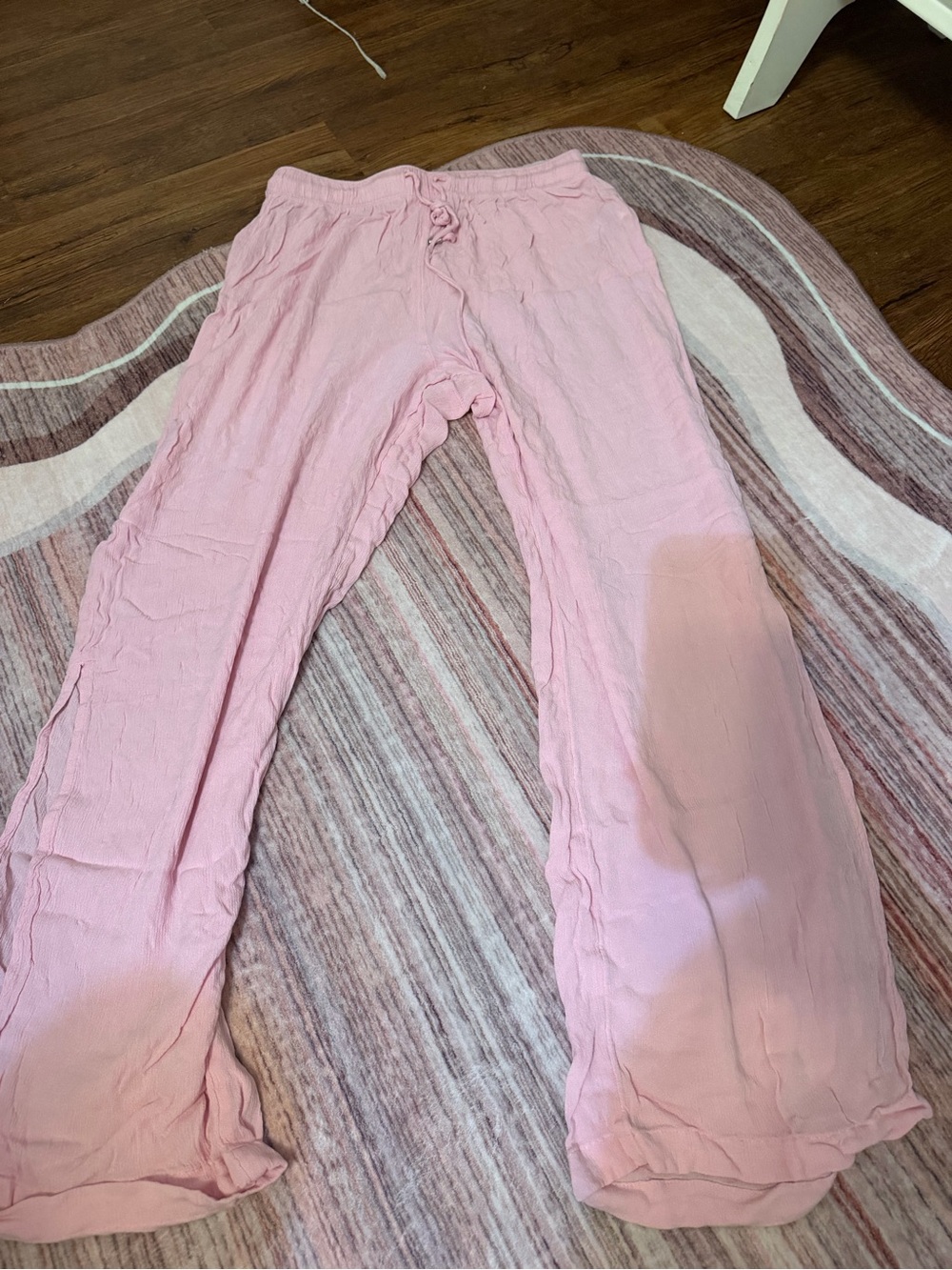 Old Navy Light Pink Wide-Leg Lounge Pants